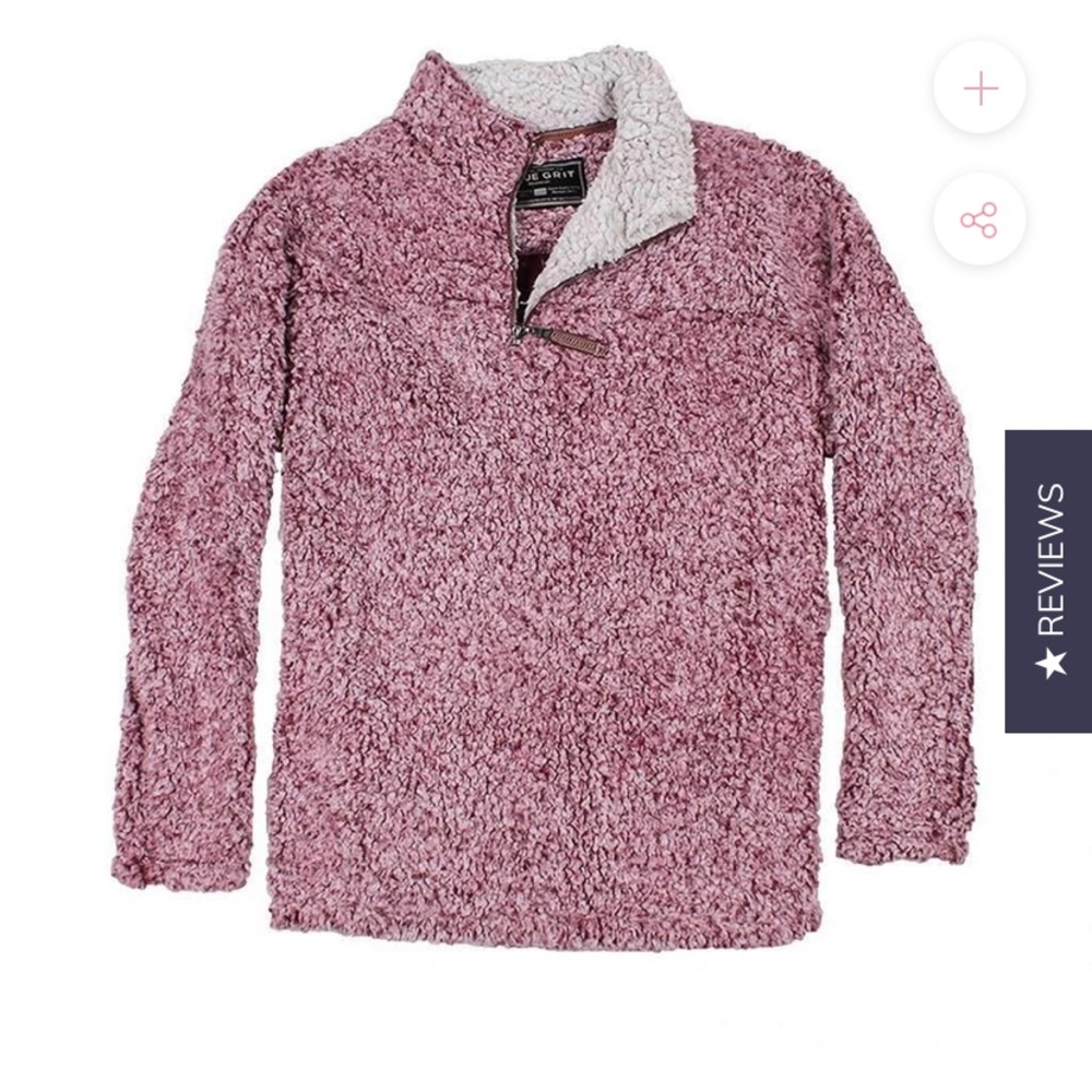 TRUE GRIT| Sherpa pullover. NWOT
